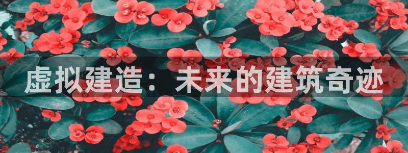 亚洲NG体育跌：虚拟建造：未来的建筑奇迹