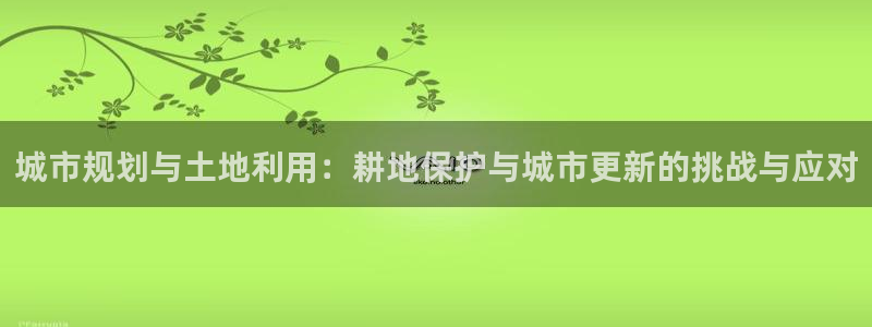 NG体育游戏上分地址：城市规划与土地利用：耕地保护与城市更新的挑战与应对